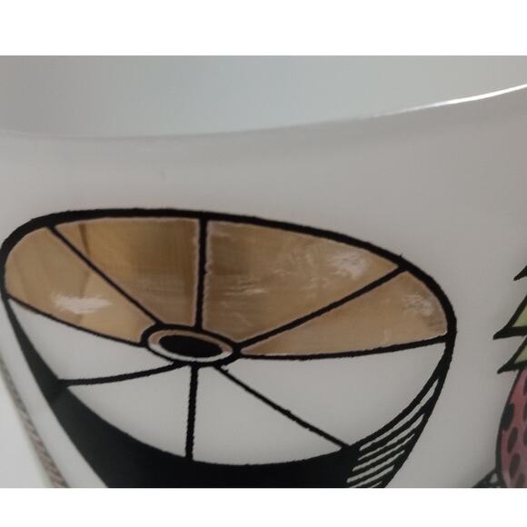 One Vtg MCM Georges Briard Fruit Ambrosia Frosted Rocks Old Fashioned Lowball - Picture 13 of 16